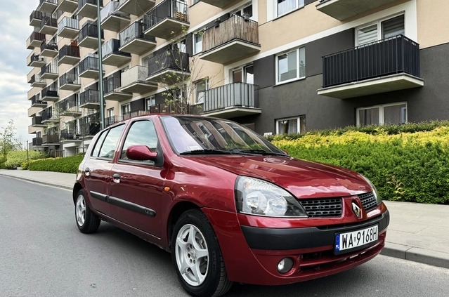 Renault Clio cena 8999 przebieg: 171000, rok produkcji 2003 z Warszawa małe 352